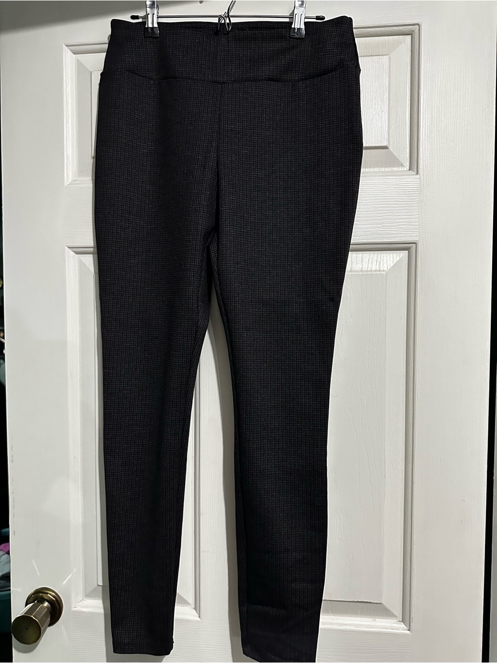 Counterparts Black & Gray Textured Slim Dress Pants
